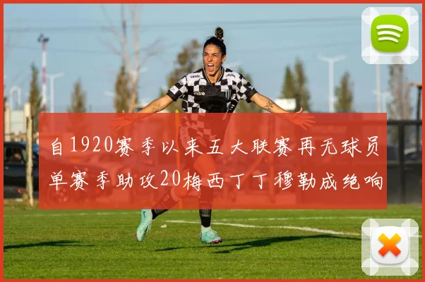 自1920赛季以来五大联赛再无球员单赛季助攻20梅西丁丁穆勒成绝响